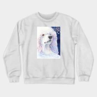 Dreamdog - white standard poodle Crewneck Sweatshirt